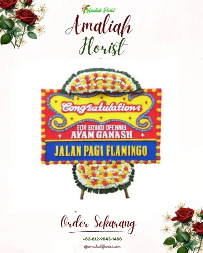 Bunga Papan Congratulation di Teluklada